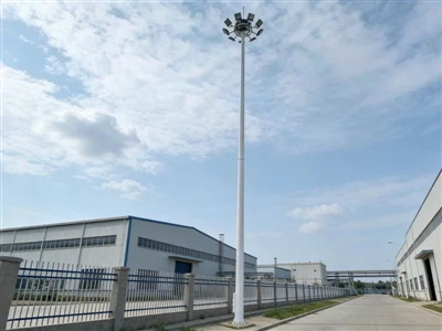 Hoe kiest u voor hoge mastlichten op een industrieterrein?